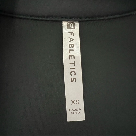 2/$30 FABLETICS Cleo Evergreen Jacket Performance Full Zip Grey & Green Size XS - Picture 13 of 15